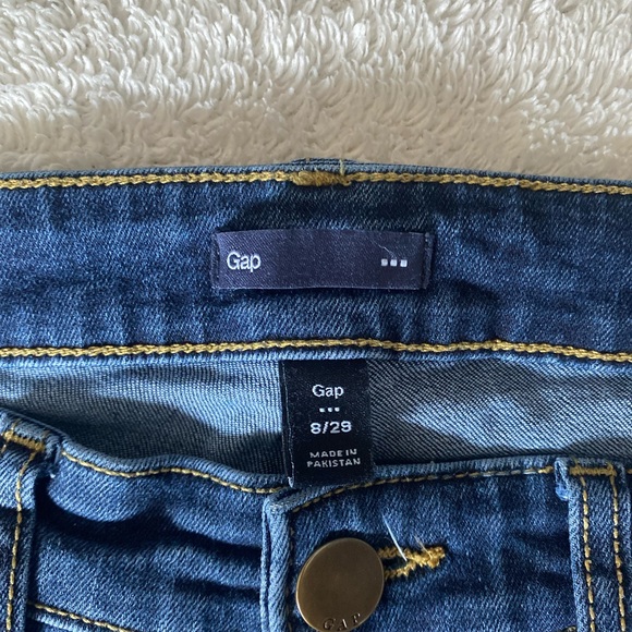 GAP Skinny Mid-Rise Medium Blue Jeans - Picture 5 of 7